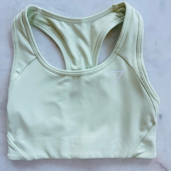 Gymshark Sports Bra XS - Pastel Green Racerback - Picture 4 of 10